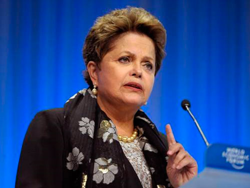 Presidenta Dilma discursa em Davos
